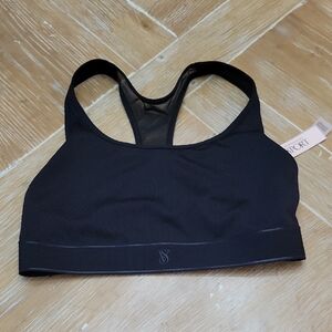 Victoria's Secret Mesh Racerback Sports Bra Medium Compression Small NWT